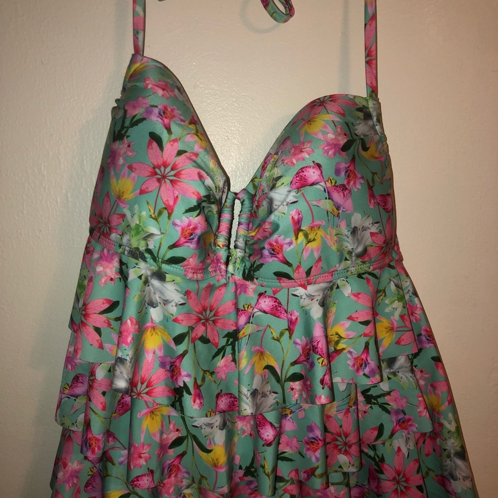 Collections by Catalina multi color floral bathing